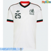 Camisa de time de futebol México Roberto Alvarado #25 Replicas 2º Equipamento Mundo 2026 Manga Curta